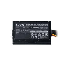 Fuente de poder Cooler Master elite nex White 500w, 80 plus certificada, versión aTX 12v.