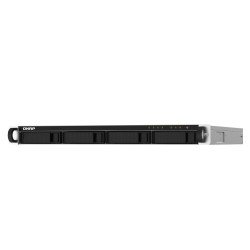 NAS qnap ts-432pxu-2g, 4 bahías SATA HDD 3,5, rack 1u, núcleo cuádruple 1.7GHz, 2gb DDR4 udimm hasta 16GB, 2 pto 2,5 gbe, 2 pto