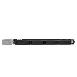 NAS qnap ts-432pxu-2g, 4 bahías SATA HDD 3,5, rack 1u, núcleo cuádruple 1.7GHz, 2gb DDR4 udimm hasta 16GB, 2 pto 2,5 gbe, 2 pto
