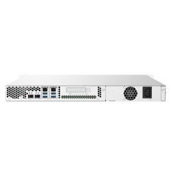 NAS qnap ts-432pxu-2g, 4 bahías SATA HDD 3,5, rack 1u, núcleo cuádruple 1.7GHz, 2gb DDR4 udimm hasta 16GB, 2 pto 2,5 gbe, 2 pto