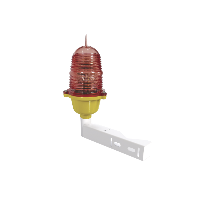 Estrobo LED de obstrucción color rojo (110 vca de entrada), luz fija, 