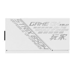 Fuente de poder ASUS ROG-STRIX-850G-WHITE, 850 W, 100 - 240 V, Sobrecorriente, Sobretensión, Sobrevoltaje, Cortocircuito
