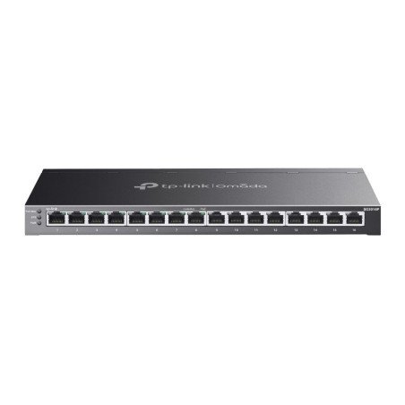 Switch TP-Link Omada SG2016P, Gestionado, L2/L2+, Gigabit Ethernet (10/100/1000), Energía sobre Ethernet (PoE), Montaje en rack