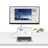 Cable de 1m Thunderbolt 4 - 40Gbps - PD 100W - Video 4K/8K