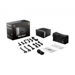 Fuente de poder MSI MPG A1000G, 1000 W, 100 - 240 V, 50 - 60 Hz, 13.0/6.5 A, 1000 W, 120 W