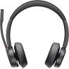 Diadema POLY Auriculares USB-C Voyager 4320 con certificación de Microsoft Teams + adaptador BT700