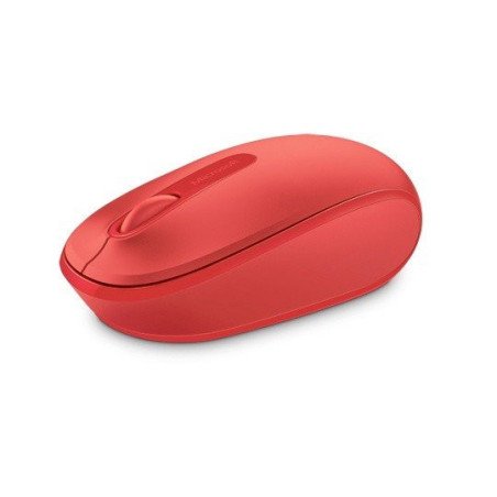 Mouse óptico Microsoft inalámbrico Mobile 1850 rojo blíster