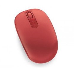 Mouse óptico Microsoft inalámbrico Mobile 1850 rojo blíster