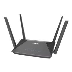 Router de escritorio ASUS RT-AX52 AX1800 AiMesh, Wi-Fi 6 (802.11ax), Doble banda (2,4 GHz / 5 GHz), Ethernet, Negro