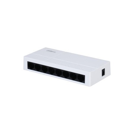Switch para Escritorio 8 Puertos, Gigabit Ethernet, 10, 100, 1000, Diseño Compacto, Capa 2, switching 16 Gbps, Blanco