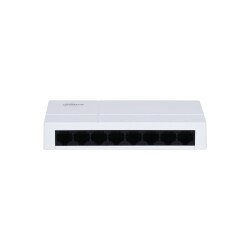 Switch para Escritorio 8 Puertos, Gigabit Ethernet, 10, 100, 1000, Diseño Compacto, Capa 2, switching 16 Gbps, Blanco