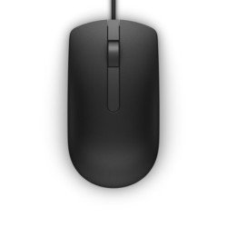 Dell MS116-BK, mouse alámbrico con seguimiento óptico
