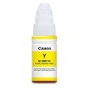 Botella de tinta Canon GI-190Y amarilla 70ml compatible Pixma G3100/g2100/g1100. Rendimiento de 6,000p.n.