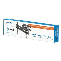 Soporte en pared para TV de 40 kg, 37" a 80" Articulado, giro, nivel