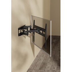 Soporte en pared para TV de 40 kg, 37" a 80" Articulado, giro, nivel