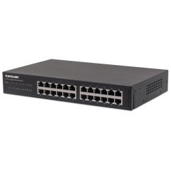 Switch Intellinet 561273, Gigabit Ethernet (10/100/1000), Bidireccional completo (Full duplex), Montaje en rack