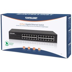 Switch Intellinet 561273, Gigabit Ethernet (10/100/1000), Bidireccional completo (Full duplex), Montaje en rack