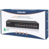 Switch Intellinet 561273, Gigabit Ethernet (10/100/1000), Bidireccional completo (Full duplex), Montaje en rack Switch Intellinet 561273, Gigabit Ethernet (10/100/1000), Bidireccional completo (Full duplex), Montaje en rack
