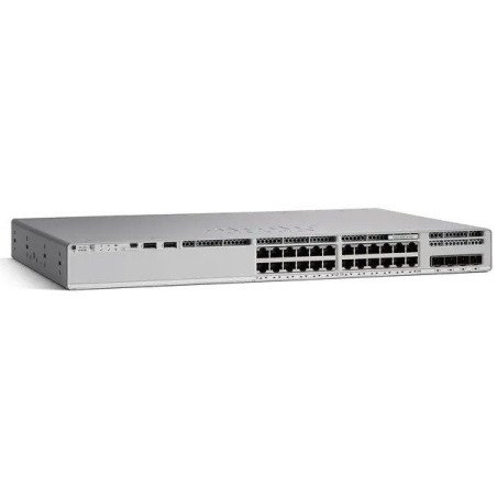 Switch Catalyst 9200, 48 Puertos Gigabit Ethernet, PoE+, Network Essentials, Incluye cable CAB-TA-NA, la suscripción DNA y el Sm