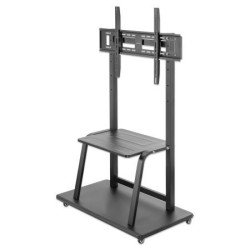Manhattan 462334 soporte para TV 2.54 m (100") Negro