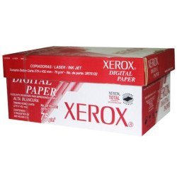 Papel Cortado Xerox Bond Digital Doble Carta 75gr Blancura 99% C/2500 Hojas