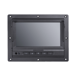 Monitor y Botones de 7" LCD, Compatible con DVR Móvil HIKVISION, Conector Tipo Aviación