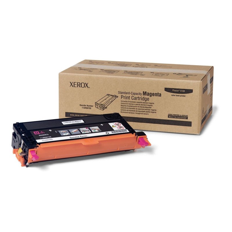 Tóner Xerox magenta estándar 2k Phaser 6180 Tóner Xerox magenta estándar 2k Phaser 6180