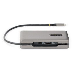 Adaptador Multipuertos USB-C, HDMI 4K a 60Hz VGA, Hub 3x USB