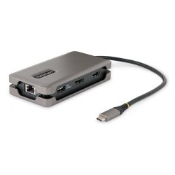 Adaptador Multipuertos USB-C, HDMI/DP 4K a 60Hz, Hub 3x USB