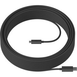 Cable Logitech Strong, 10 m, USB A, USB C, USB 3.2 Gen 2 (3.1 Gen 2), 10000 Mbit/s, Grafito