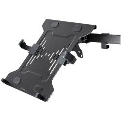 BANDEJA de Montaje para Portátil, Negro, Altura Ajustable, 23.9 cm a 41.9 cm (16.5") para pantalla plana, 4.50kg Capacidad carga