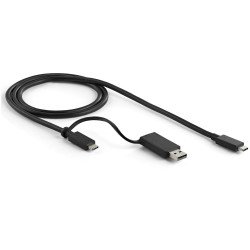 Docking Station Universal para Laptop, Dock USB-C y USB-A, HDMI y DP