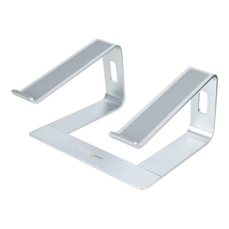 Soporte de Escritorio para Laptop, Soporta 5kg, de Aluminio, Plata Soporte de Escritorio para Laptop, Soporta 5kg, de Aluminio, Plata