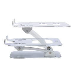 Soporte Riser Ergonómico de Computadora para Escritorio, Base Soporte Ergonómico para Laptop de Altura Ajustable, Elevador, 9.98