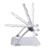 Soporte Riser Ergonómico de Computadora para Escritorio, Base Soporte Ergonómico para Laptop de Altura Ajustable, Elevador, 9.98
