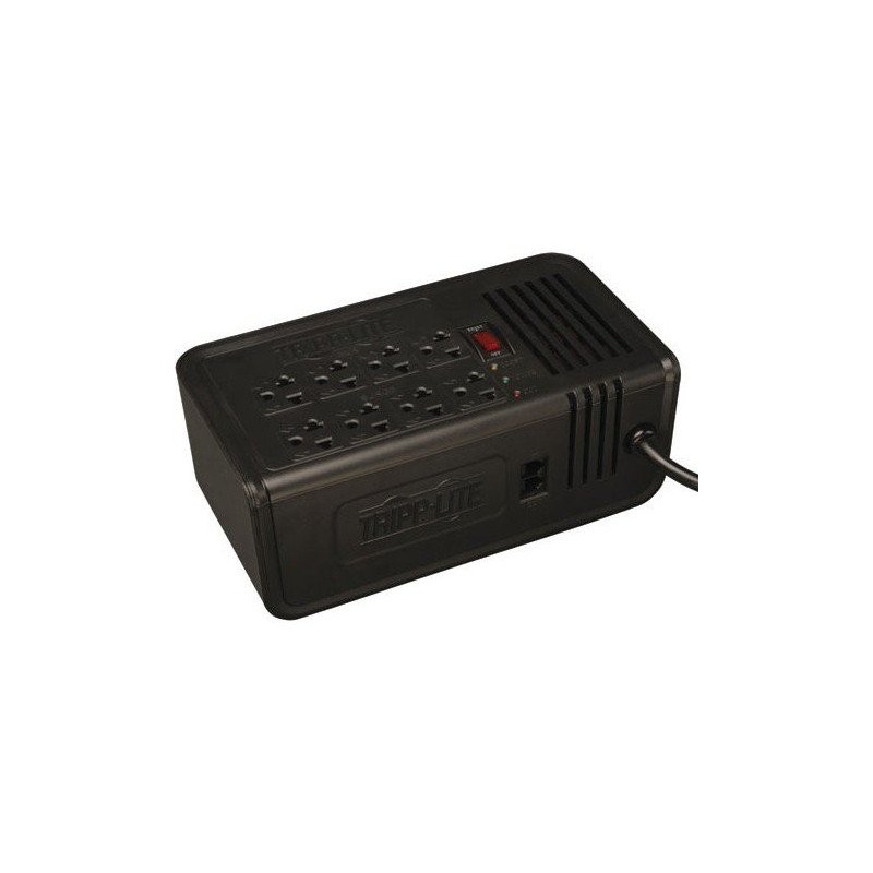 Regulador Tripp-Lite VR2008R, 8 cont. 5-15r/1000 watts, 120v/60hz con Regulador Tripp-Lite VR2008R, 8 cont. 5-15r/1000 watts, 120v/60hz con