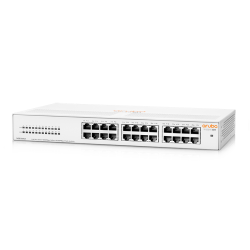 Switch HPe Aruba instant on 1430 con 24 puertos rj45 10, 100, 1000 Mbps no administrable