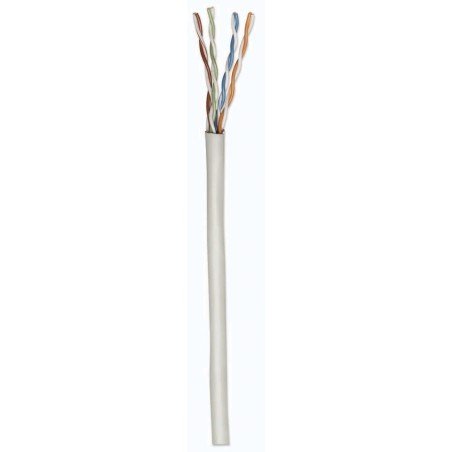 Bobina de cable RJ45 Intellinet cat 6, 100% cobre solido 23 AWG, color gris, 305 m, certificable