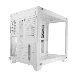 Gabinete GAME FACTOR CSG570, PC, ATX, Micro-ATX, Mini-ITX, Blanco