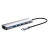 153959 Docking USB-C con Hub, 6 en 1