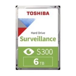Disco duro para grabadores de videovigilancia, Toshiba S300 Surveillance, 3.5", 6000 GB, 7200 RPM