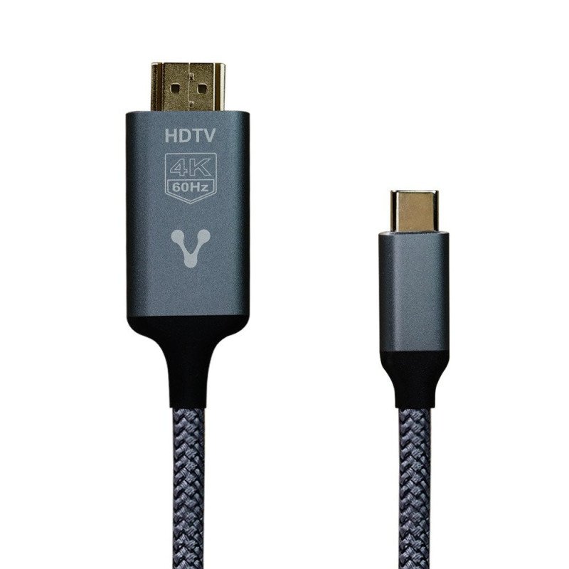 Cable convertidor Vorago CAB-310 tipo-c a HDMI 4K, 1.8 m
