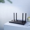 Router de mesa TP-Link Archer AX23, Wi-Fi 6 (802.11ax), Doble banda (2,4 GHz / 5 GHz), Ethernet, 4G, Negro