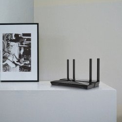 Router de mesa TP-Link Archer AX23, Wi-Fi 6 (802.11ax), Doble banda (2,4 GHz / 5 GHz), Ethernet, 4G, Negro