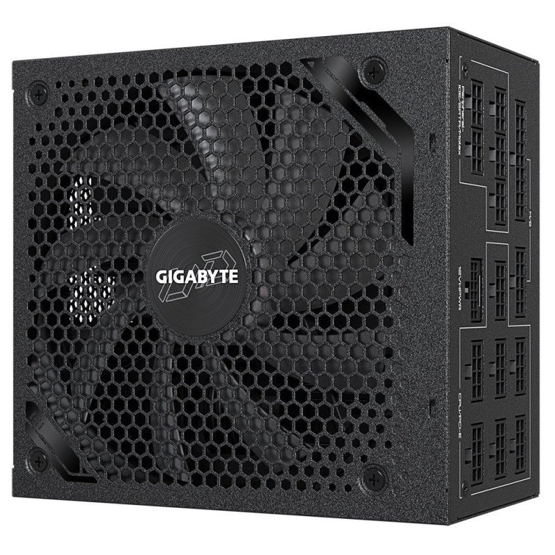 Fuente de poder Gigabyte UD1300GM PG5, 1300 W, 100 - 240 V, 50 - 60 Hz, 12 - 6 A, 6 A, 12 A