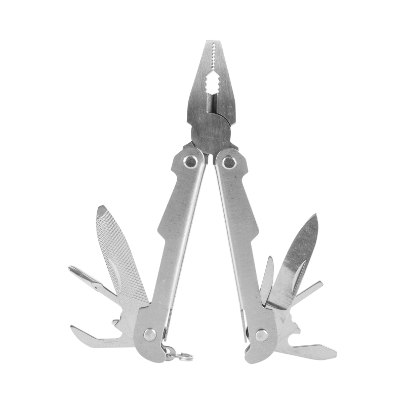 Pinza plegable de bolsillo con 6 funciones.