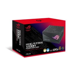 Fuente de poder ASUS ROG -STRIX-1200G-AURA-GAMING, 1200 W, 100 - 240 V, 120 W, 1200 W, 120 W, 3.6 W