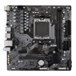 Tarjeta madre Gigabyte A620M H, AMD, socket AM5, AMD Ryzen™ 5, AMD Ryzen 7 7th Gen, AMD Ryzen 9 7th Gen, 96 GB, DDR5-SDRAM