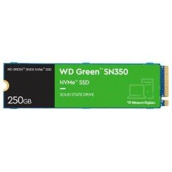 Unidad de estado sólido SSD interno WD Green sn350 250GB m.2 2280 NVME PCIe gen3 lect.2400mbs escrit.1500mbs pc laptop minipc