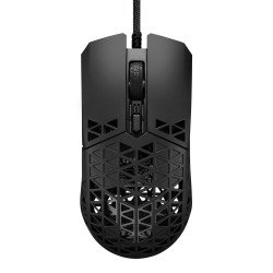 Mouse ASUS TUF GAMING M4 AIR, Ambidiestro, Óptico, USB tipo A, 12000 DPI, Negro